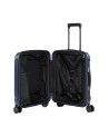 Travelite - Trolley Größe S+ mit Frontfach aus Polycarbonat, 4 Räder, Modell Millennium