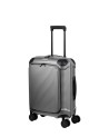 Travelite - Trolley Größe S+ mit Frontfach aus Polycarbonat, 4 Räder, Modell Millennium