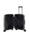 Travelite - Trolley Größe S+ mit Frontfach aus Polycarbonat, 4 Räder, Modell Millennium