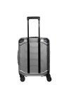 Travelite - Trolley Size S+ with front polycarbonate pocket, 4-Wheel Millennium