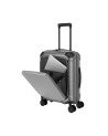 Travelite - Trolley Größe S+ mit Frontfach aus Polycarbonat, 4 Räder, Modell Millennium