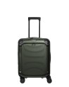 Travelite - Trolley Größe S+ mit Frontfach aus Polycarbonat, 4 Räder, Modell Millennium