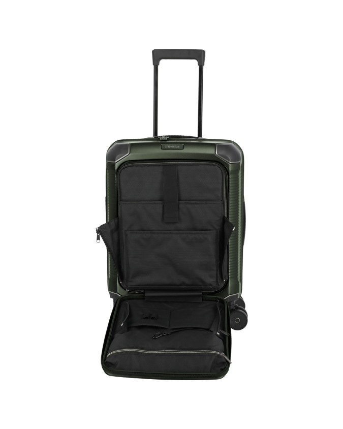  Travelite - Trolley Tg. S+ con tasca frontale in policarbonato