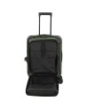 Travelite - Trolley Größe S+ mit Frontfach aus Polycarbonat, 4 Räder, Modell Millennium