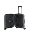Travelite - Trolley Size S+ with front polycarbonate pocket, 4-Wheel Millennium