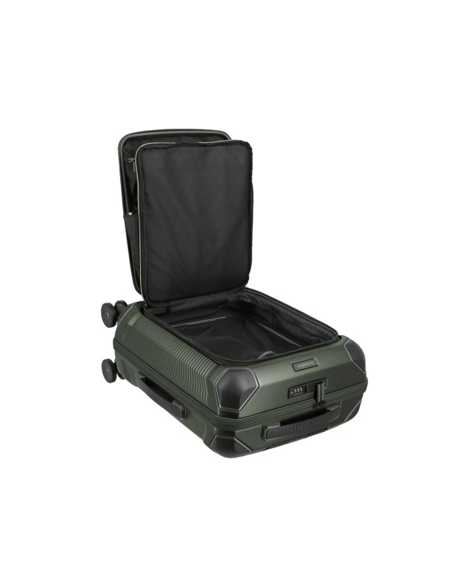  Travelite - Trolley Tg. S+ con tasca frontale in policarbonato