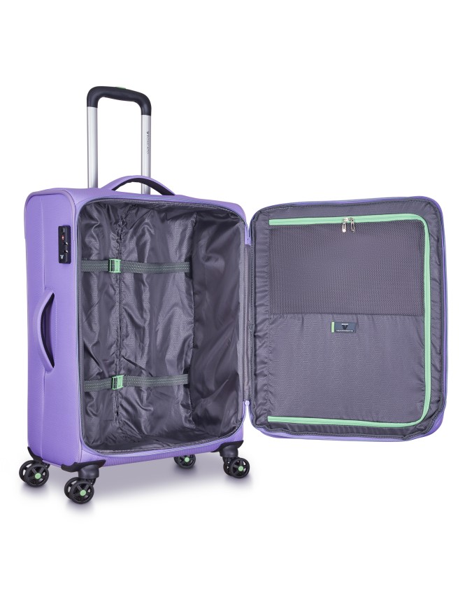  Roncato - Trolley medio in poliestere 4 Ruote 65 cm