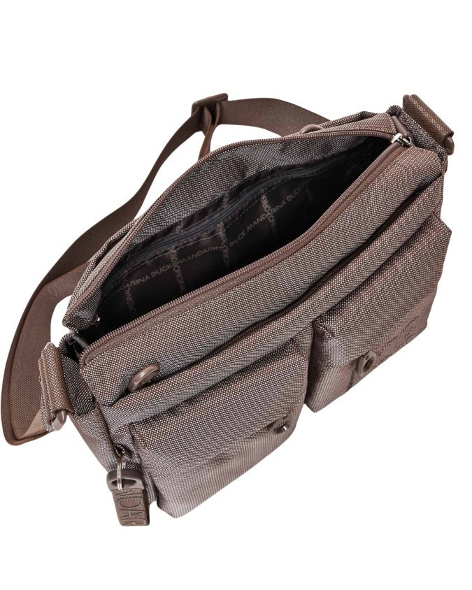  Mandarina Duck - Borsa a tracolla con tasche frontali in