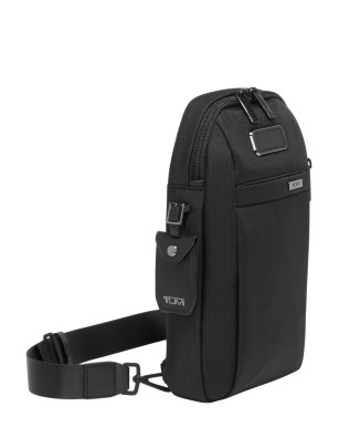  Tumi - Monospalla con Tasca Frontale in Nylon Balistico Alpha 2