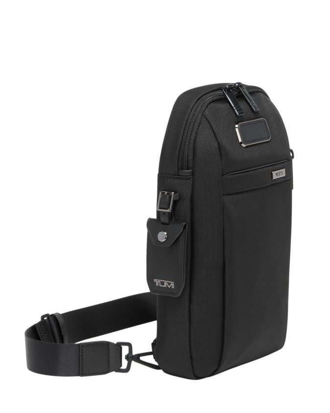  Tumi - Monospalla con Tasca Frontale in Nylon Balistico Alpha