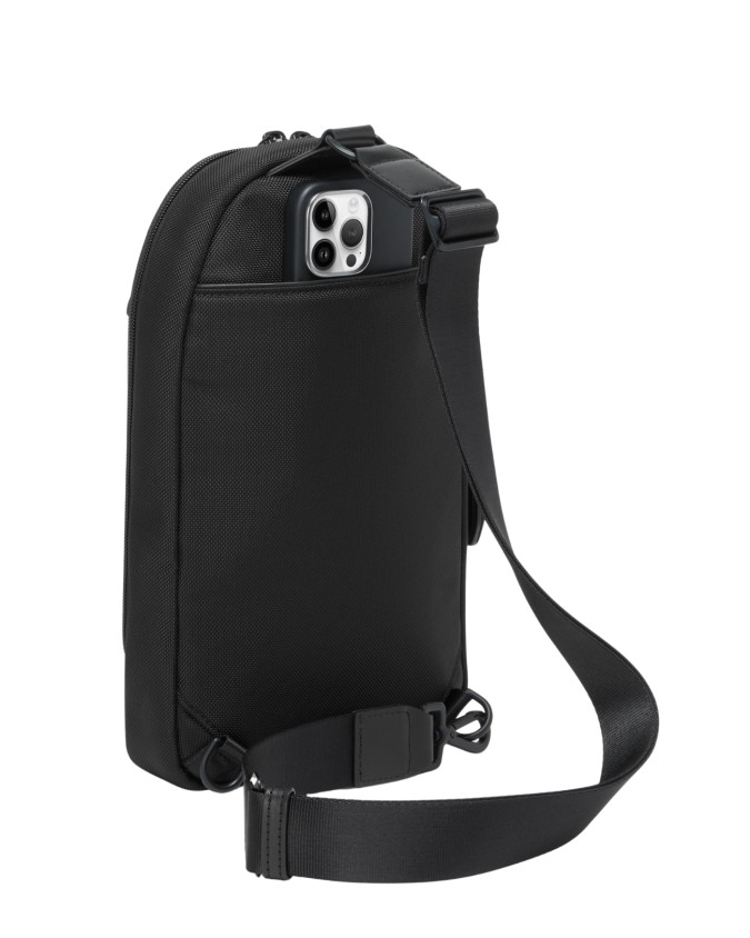  Tumi - Monospalla con Tasca Frontale in Nylon Balistico Alpha