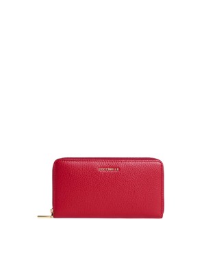  Coccinelle - Portafoglio in pelle zip around con porta monete