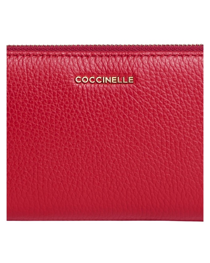  Coccinelle - Portafoglio in pelle zip around con porta monete