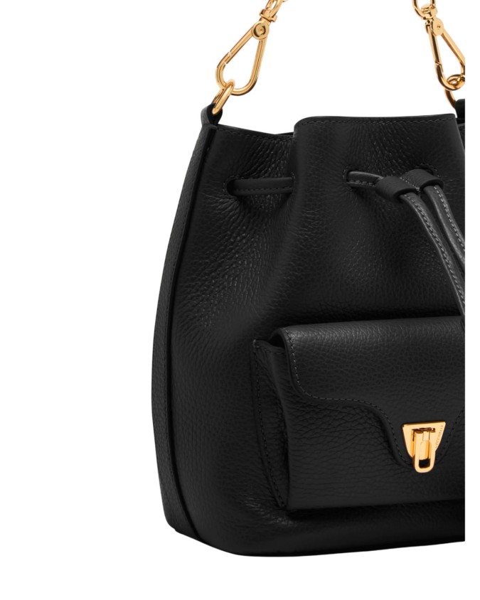  Coccinelle - Borsa secchiello mini in pelle Beat Generation
