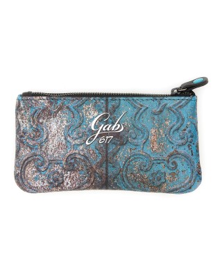  Gabs - Portachiavi a Bustina in Pelle Stampata Bull Black Gkey