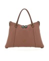  Gabs - Borsa Shopping Tg. M in Pelle Bull Bicolor Gold Thamara