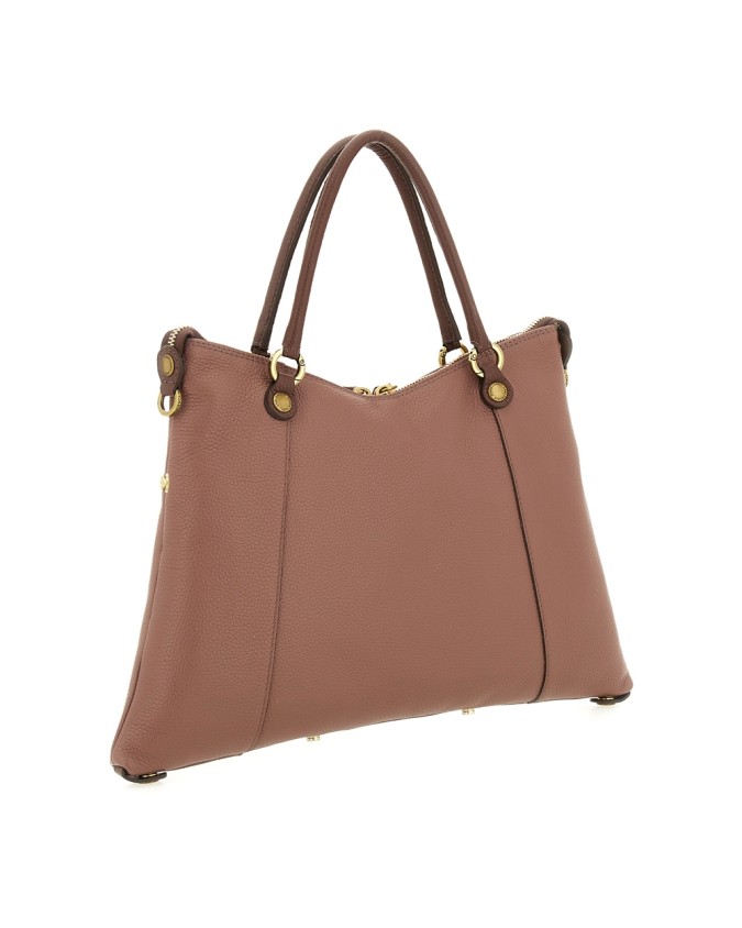  Gabs - Borsa Shopping Tg. M in Pelle Bull Bicolor Gold Thamara