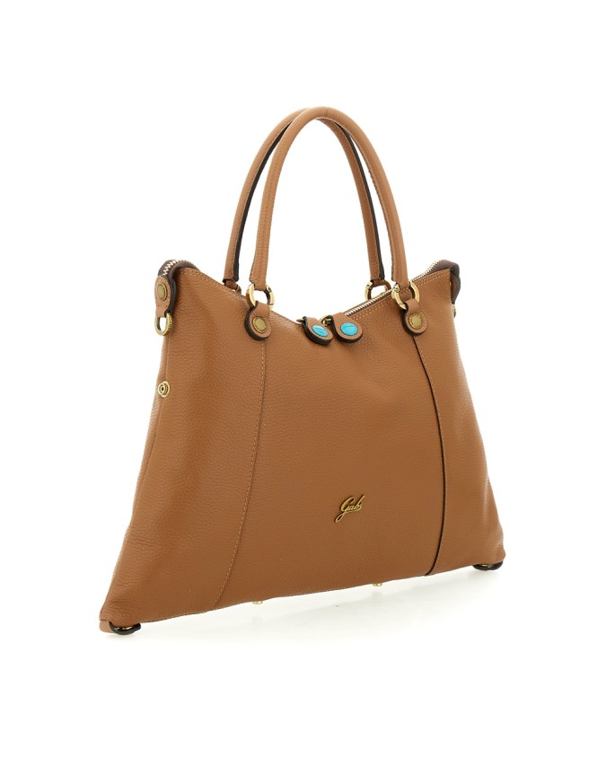  Gabs - Borsa Shopping Tg. M in Pelle Bull Bicolor Gold Thamara