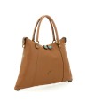  Gabs - Borsa Shopping Tg. M in Pelle Bull Bicolor Gold Thamara