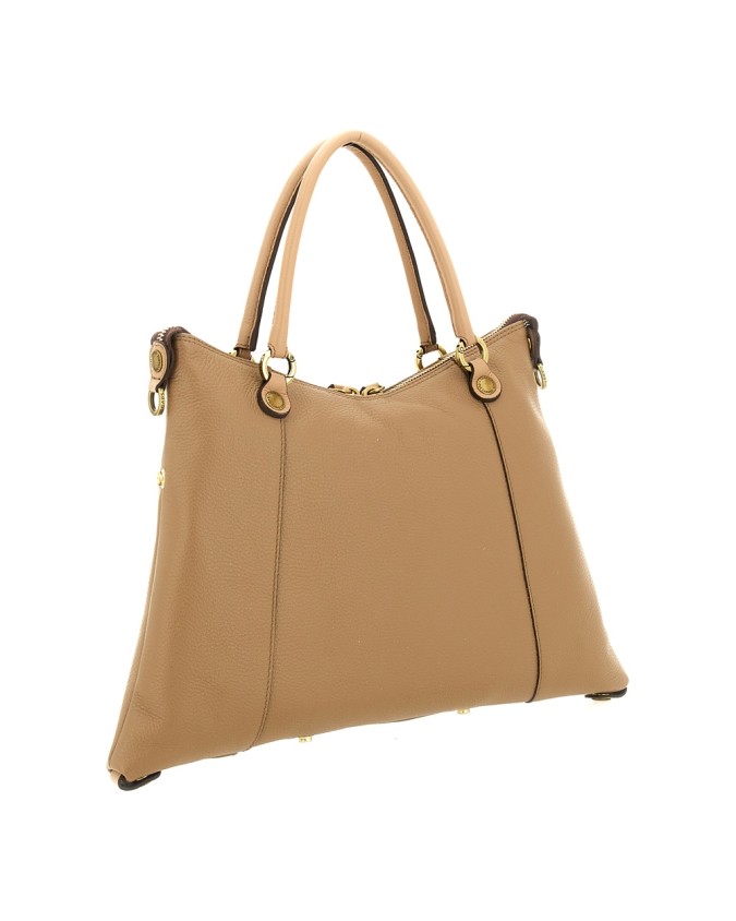  Gabs - Borsa Shopping Tg. M in Pelle Bull Bicolor Gold Thamara