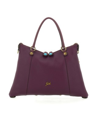 Gabs - Thamara Two-Tone Gold Bull Leather Shopping Bag,...