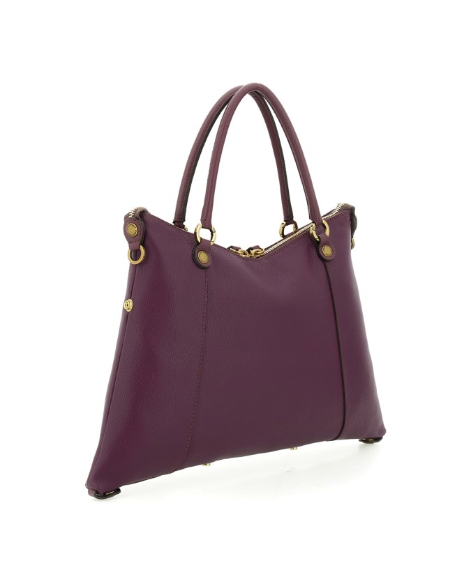  Gabs - Borsa Shopping Tg. M in Pelle Bull Bicolor Gold Thamara