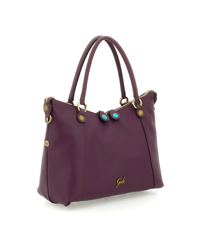  Gabs - Borsa Shopping Tg. M in Pelle Bull Bicolor Gold Thamara