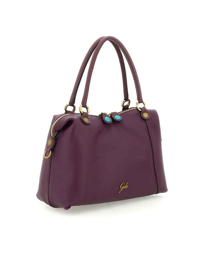  Gabs - Borsa Shopping Tg. M in Pelle Bull Bicolor Gold Thamara