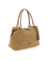  Gabs - Borsa Shopping Tg. M Crosta Bull Black Gold Thamara