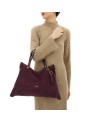  Gabs - Borsa Shopping Tg. M Crosta Bull Black Gold Thamara