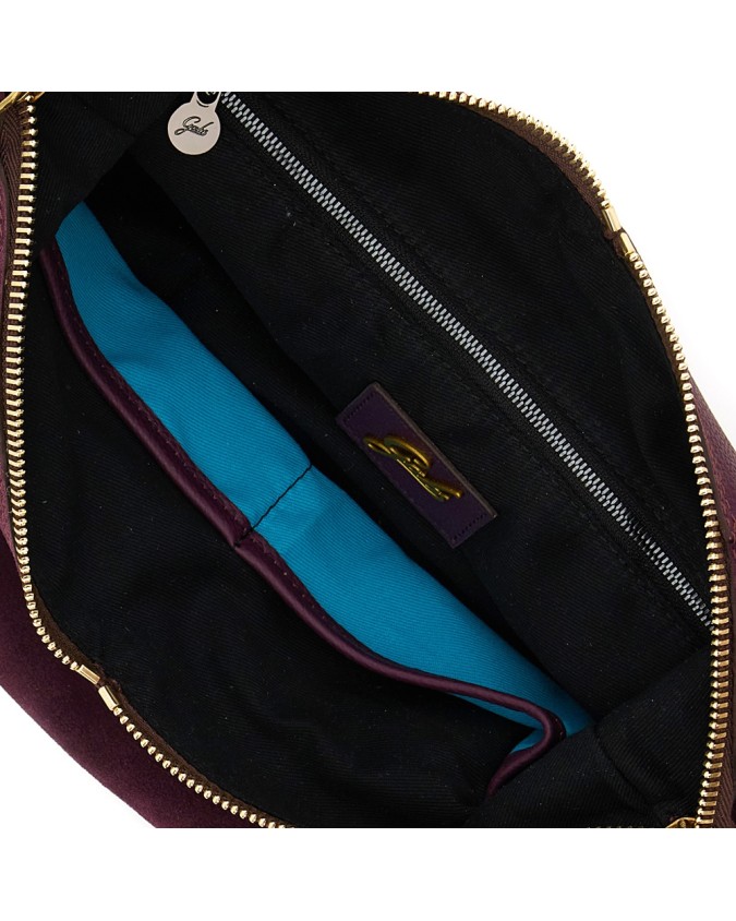  Gabs - Borsa Shopping Tg. M Crosta Bull Black Gold Thamara