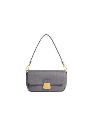 Coccinelle - Medium C-Me Leather Shoulder Bag with Flap and