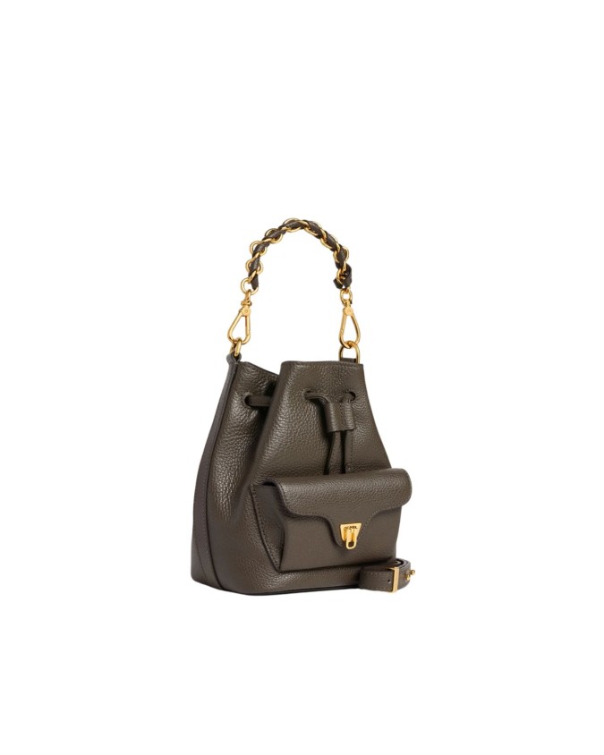  Coccinelle - Borsa secchiello mini in pelle Beat Generation