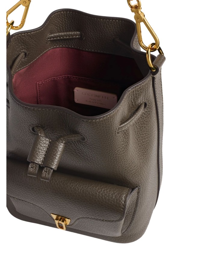  Coccinelle - Borsa secchiello mini in pelle Beat Generation