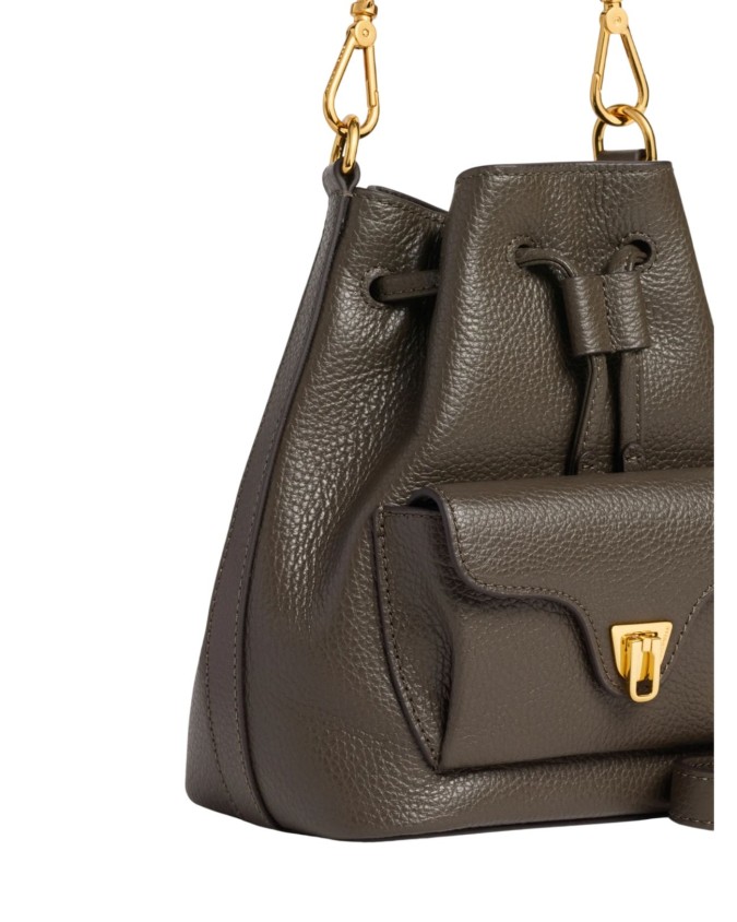  Coccinelle - Borsa secchiello mini in pelle Beat Generation