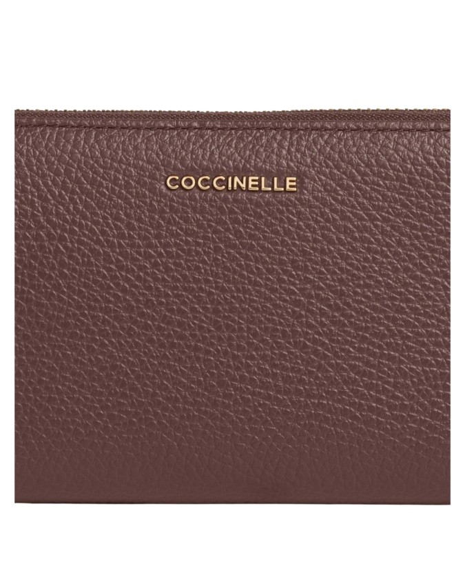  Coccinelle - Portafoglio in pelle zip around con porta monete
