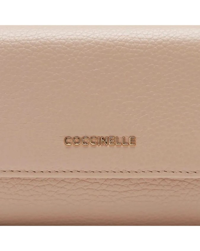  Coccinelle - Portafoglio donna con tasca porta monete in pelle