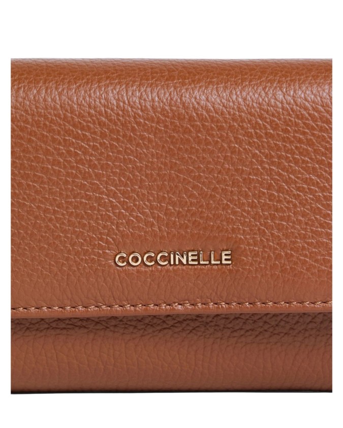  Coccinelle - Portafoglio donna con tasca porta monete in pelle