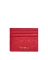  Coccinelle - Porta carte di credito in pelle Metallic Soft