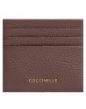  Coccinelle - Porta carte di credito in pelle Metallic Soft