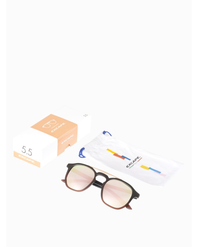  Excape - Occhiali da Sole con Ponte in Metallo 5.0