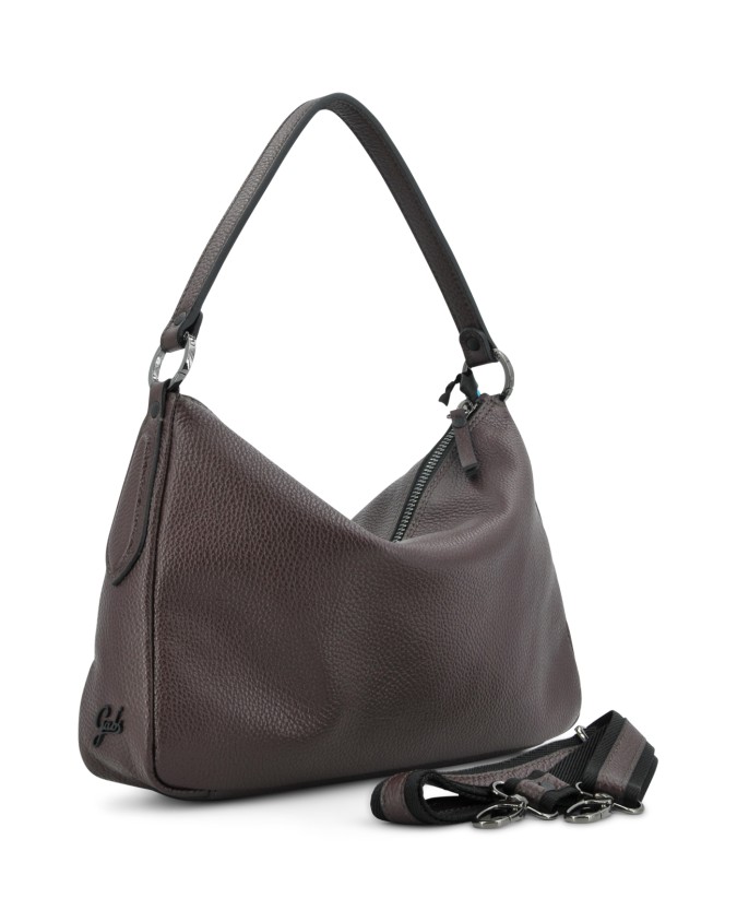  Gabs - Borsa Monospalla Tg. M in Pelle Bull Valparaiso Black