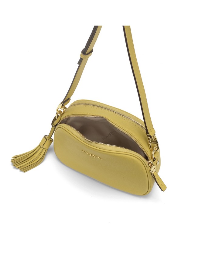  Nannini - Borsa a Tracolla Camera Bag con Doppio Scomparto in