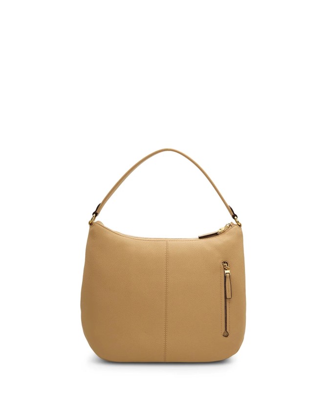  Nannini - Borsa Hobo con Tracolla e Tasca Posteriore in Pelle