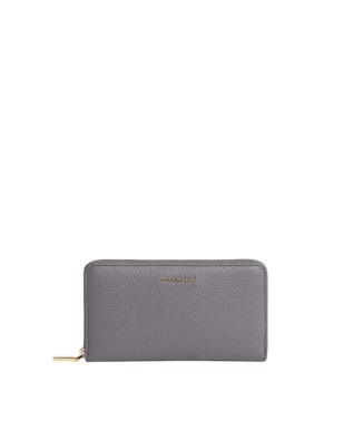Coccinelle - Metallic Soft zip-around leather wallet with coin