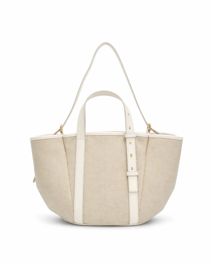  Nannini - Borsa Shopper con Due Manici e Tracolla in Pelle e