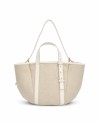  Nannini - Borsa Shopper con Due Manici e Tracolla in Pelle e