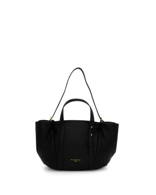  Nannini - Borsa Shopper con Due Manici e Tracolla in Pelle 2