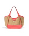 Nannini - Borsa Shopping con Pochette Estraibile in Rafia e