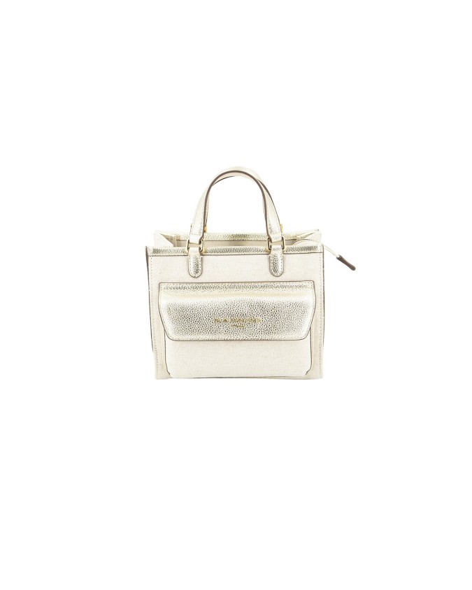  Nannini – Borsa a Mano Media con Tracolla in Canvas e Pelle